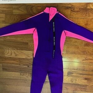 Purple and Pink Full-Body Suit